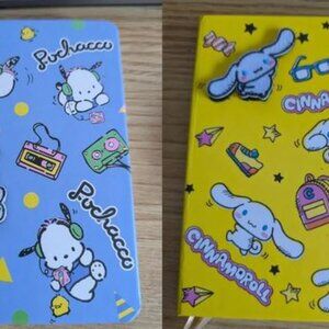 Like New LOT - LICENSED Sanrio Cinnamoroll / Inspired Pochacco - notebook